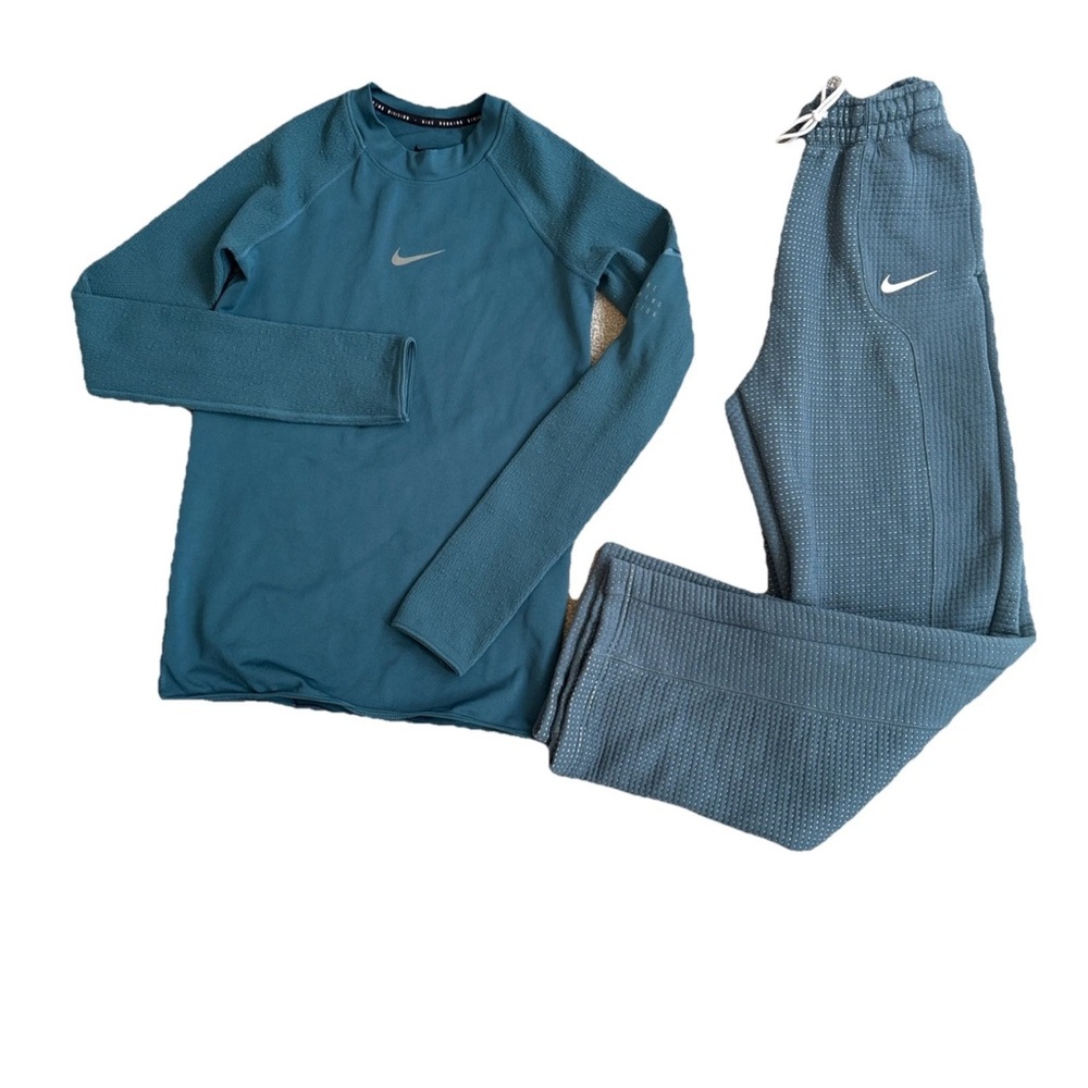 Nike Women Sportswear Tech Fleece Allover Jacquard athletic Running 2PC set